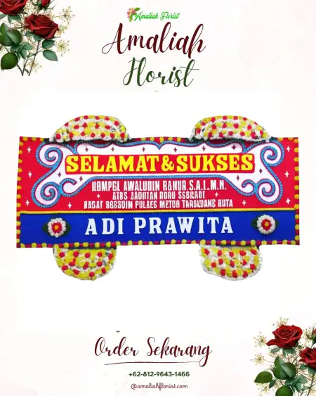 Papan Bunga Ucapan Selamat Hargomulyo