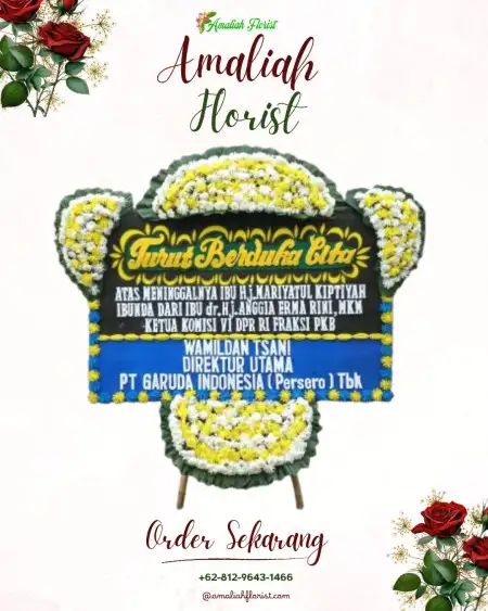 Papan Bunga Duka Hargomulyo